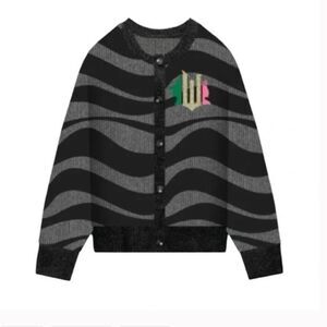 Wicked Striped Graphic Cardigan Sweater SIZE M Paul Tazewell x Target Striped